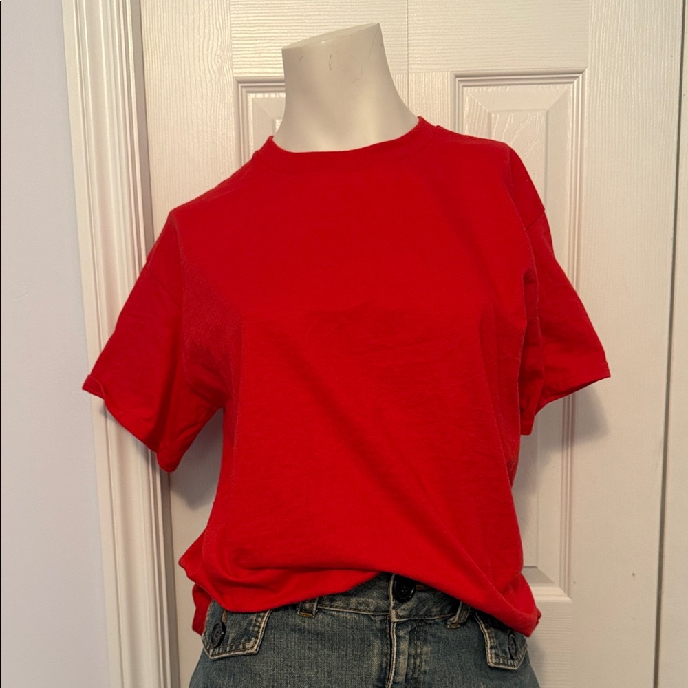 Gildan Bright Red Women's Short Sleeve Tee